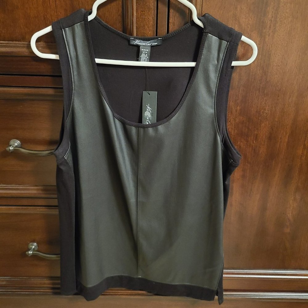 Kenneth Cole Women’s Black Tank Top – Size M - NWT